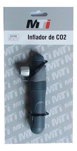 Mini Inflador Co2 Mti C/ Cartucho - Garrafa 16gr Bici 14x5cm 1