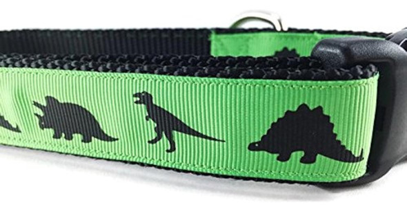 Collar De Perro De Dinosaurio, Diseño Canino, Verde, T-rex, 0