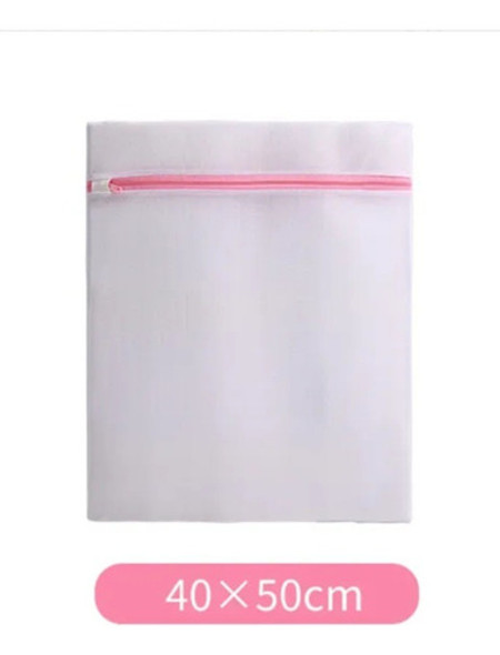 Saco Para Lavar Roupas Delicadas Saquinho Com Ziper 40x50cm 1