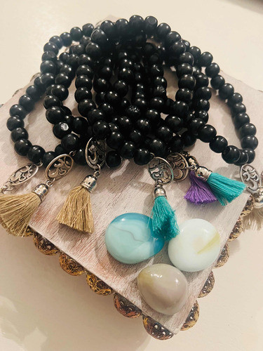 Japa Mala 27 Cuentas Pack X 3 Unidades Rosario Yoga Hindu 1