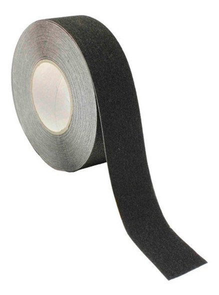 Cinta Antideslizante Autoadhesiva Escalera Negra 25mm 18mt $ 0