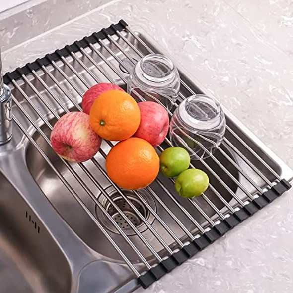 Secaplatos Escurridor Plegable Seropy 43x30 - Negro 1