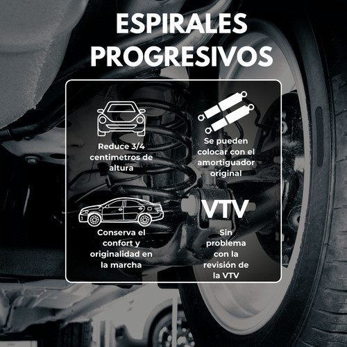 Kit X2 Espirales Progresivos Peugeot Partner Delantero 1