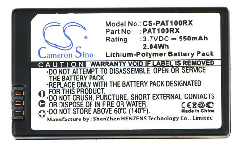 Batería Para Drone Parrot Rolling Spider, Pf070238, 550mah 0