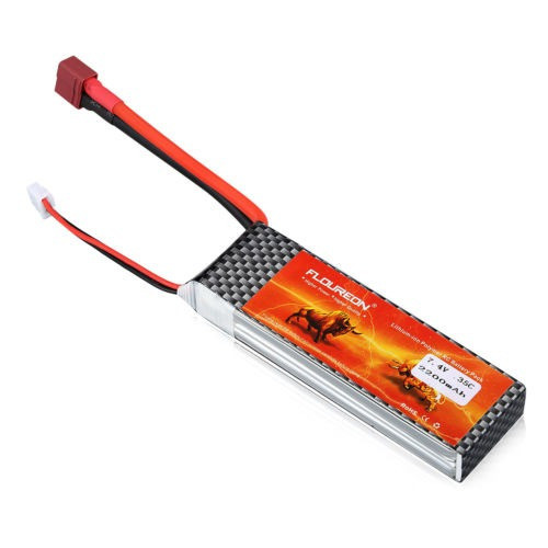 2s De 2200mah 7.4v 35c Lipo Batería T Enchufe Para Rc Avión 0
