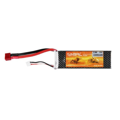 2s De 2200mah 7.4v 35c Lipo Batería T Enchufe Para Rc Avión 1