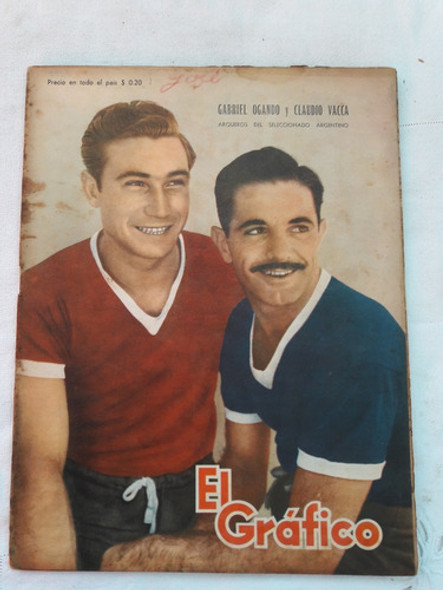 El Gráfico Nº 1388 Año 1946 Argentina Campeon Ogando Vacca 0 El Gráfico Nº 1388 Año 1946 Argentina Campeon Ogando Vacca 0