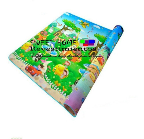 Alfombra Anti Golpes Infantil Plegable Excelente Calidad- 1