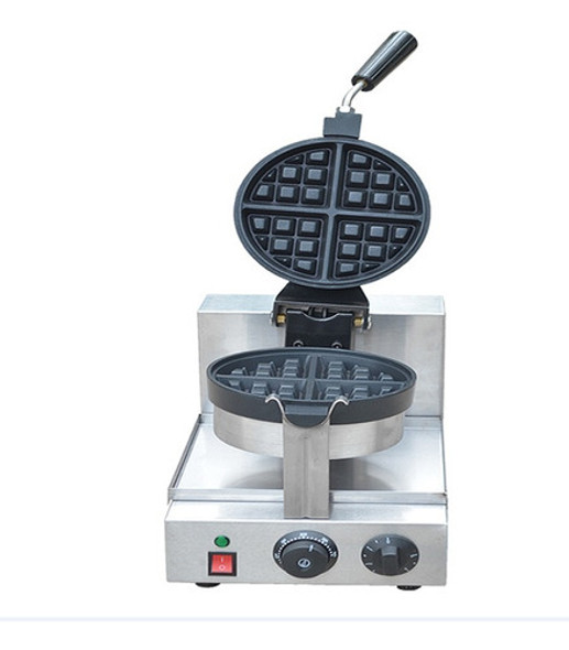 Waflera Waffle Electrica Un Disco Rotativa 1kw Comercial 0
