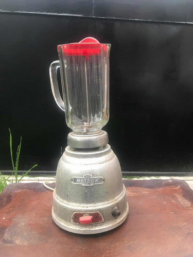 Antigua Licuadora Meteor Funciona Repuesto Vintage Deco 0
