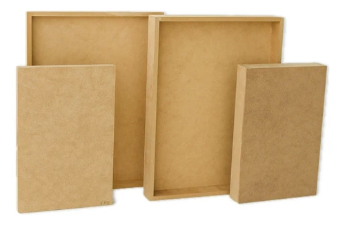 Bastidor Base Cuadro Fibrofacil P/ Pintar 20x25x4cm X6u 0