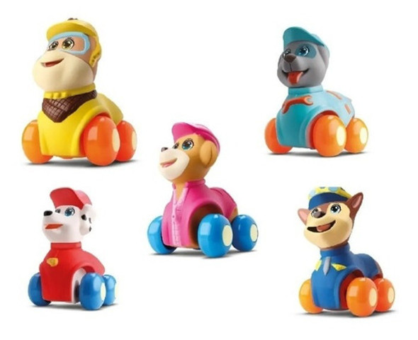 Kit 5 Carrinhos Sortidos Diver Dog Patrulha - Divertoys 0