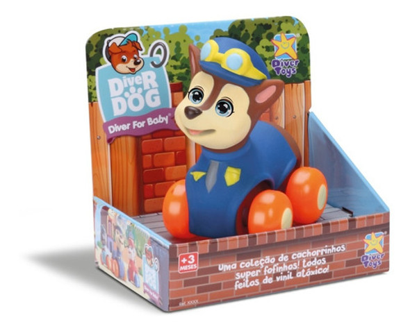 Kit 5 Carrinhos Sortidos Diver Dog Patrulha - Divertoys 1