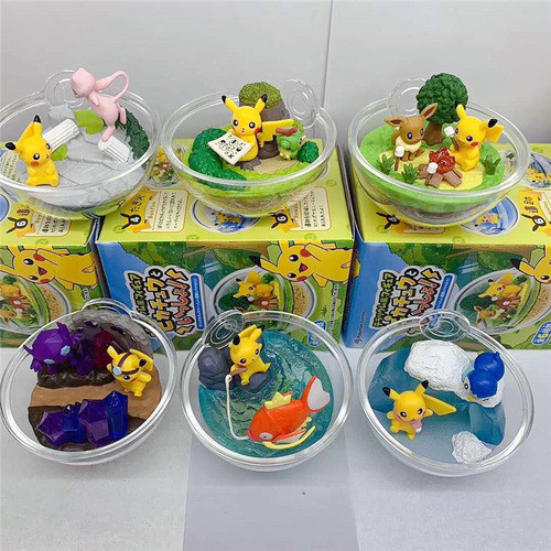 Gashapon Pokemon Terrario 6-8cm X1 Al Azar Importados 1