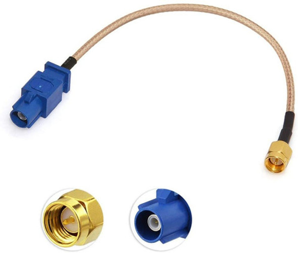 Cable Adaptador De Antena De Auto, Coaxial Macho A Macho 0
