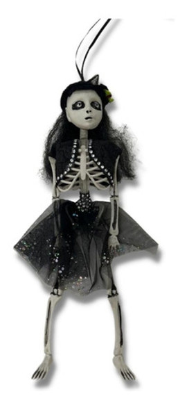 Muñeco Decorativo Halloween Esqueleto Viuda Negra 0 Muñeco Decorativo Halloween Esqueleto Viuda Negra 0