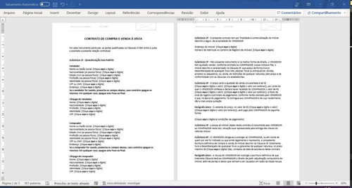 Modelo De Contrato Assistência Técnica 100% Editável Em Word 0