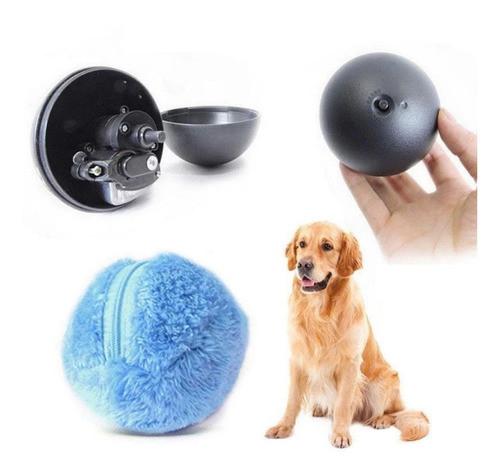 Pelota Robotica Juguete Para Mascotas + 4 Fundas De Color M® 0