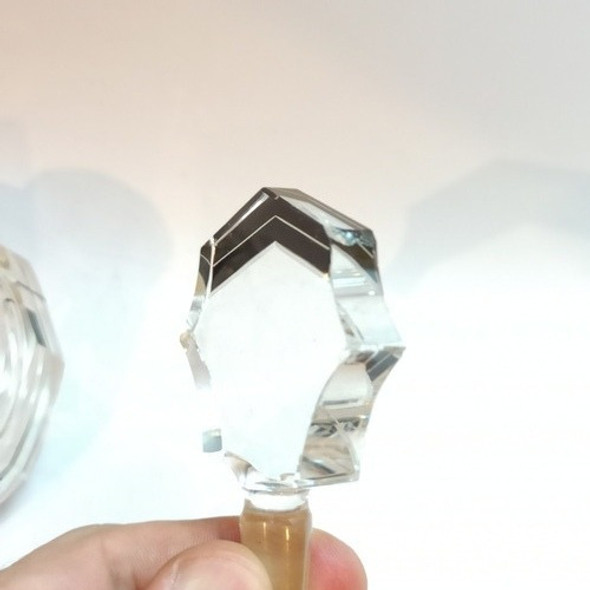 Tapa Y Tapón En Cristal Diseño Art Decó! 1