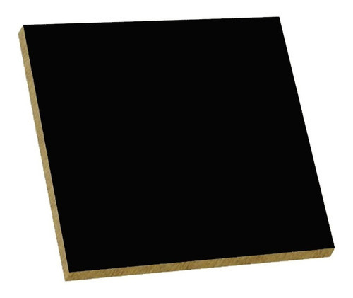 Mdf Melaminico Negro Placa Med.2.75*1.85 Mts 18 Mm Espesor 0