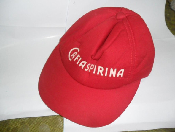 Cafiaspirina Gorra Roja Sombrero Publicidad 0