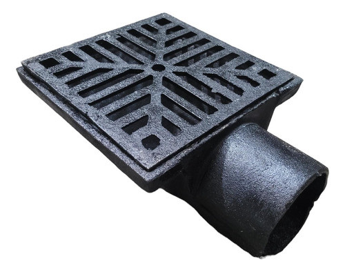 Embudo Rejilla Reja Horizontal 20x20 Hierro Fundido 0