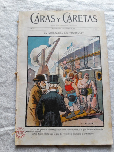 Revista Caras Y Caretas Nº 305 Año 1904 Hilario Ascasubi 0