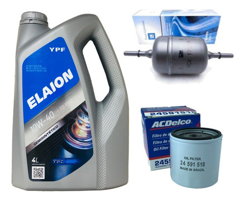 Juego Filtro Aceite + F. Nafta + Ypf 10w40 Corsa 1.4 0