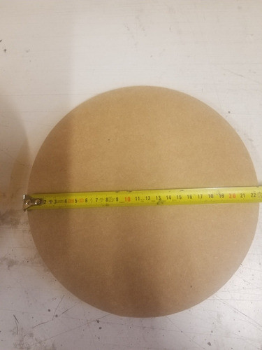 Circulos De Fibrofácil De 22 Cm En 9 Mm X 10 Unidades 0