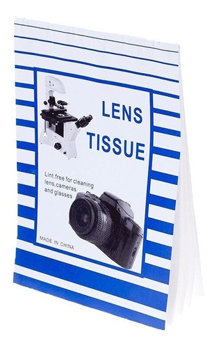 Lenço De Papel Para Limpeza De Lentes Fotográficas E Óticas 1