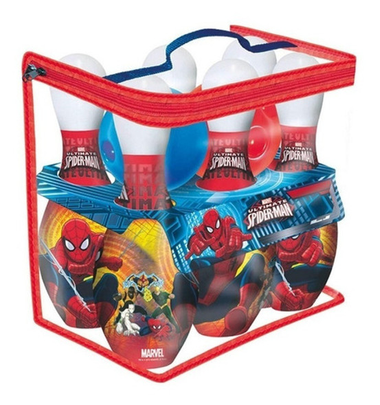 Jogo De Boliche Brinquedo Infantil Spiderman Lider 971 0