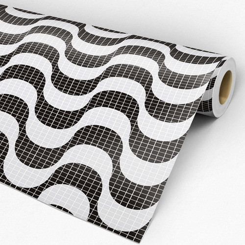 Papel De Parede Adesivo Pastilha Lavável Copacabana 3m 0