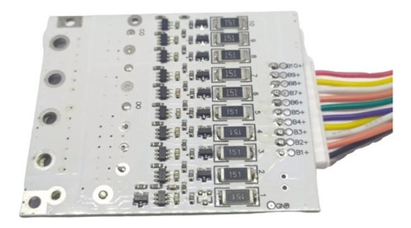 Protección De Batería 18650 Bms 10s 36v 40a 1