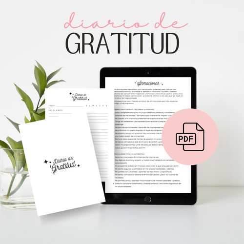 Diario De Gratitud Pdf Imprimible 0