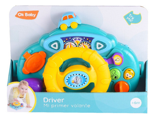Mi Primer Volante Con Luz Y Sonido Ok Baby 0