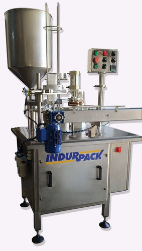 Envasadora De Potes Plásticos  Con Sellado De Folio Aluminio 1