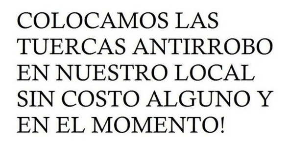 Tuerca Seguridad Antirrobo Honda Integra H/m Farad 1