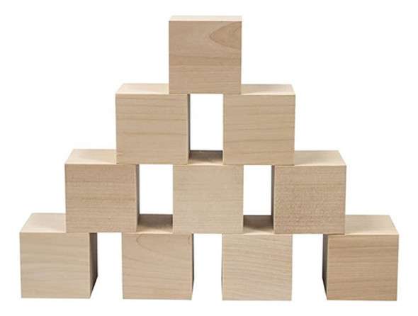 12 Bloques De Madera En Blanco De Madera De Pino Natural Si. 0 12 Bloques De Madera En Blanco De Madera De Pino Natural Si. 0