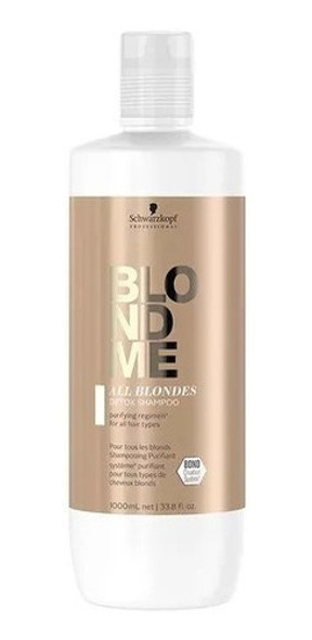 Tratamiento Detox Blondme Schwarzkopf Shampoo + Mascara 1 Tratamiento Detox Blondme Schwarzkopf Shampoo + Mascara 1