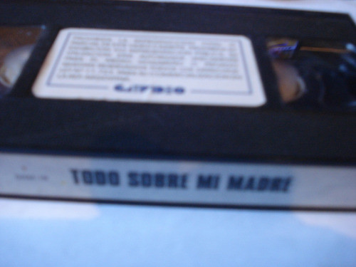 Vhs Todo Sobre Mi Madre (sin Carátula Original) 0