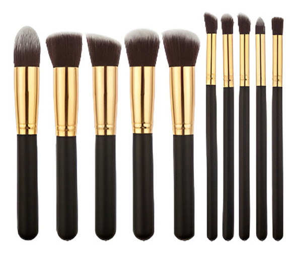 Maquillaje Herramienta Pincel Polvo Set 10 Piezas Pinceles S 0 Maquillaje Herramienta Pincel Polvo Set 10 Piezas Pinceles S 0