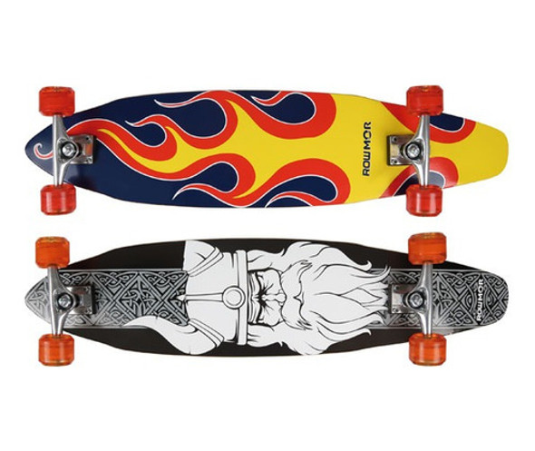Skate Longboard Mor Row Truck De Aluminio Ruedas 0