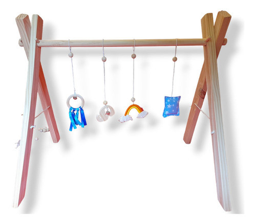 Gimnasio Madera Nórdico Montessori Bebés Estimulación 0