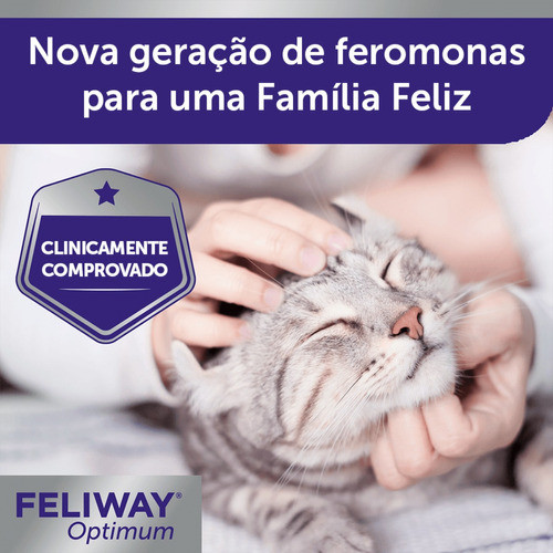 Feliway Optimum Difusor Bivolt + Refil 30 Dias Envio Premium 1
