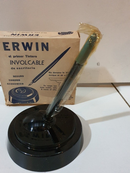 Antiguo Tintero Involcable De 1950 0 Antiguo Tintero Involcable De 1950 0