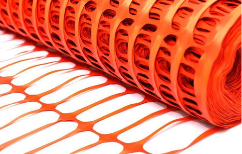 Red Señalizacion Advertencia  Naranja Ancho 1 X 50 Mts 0