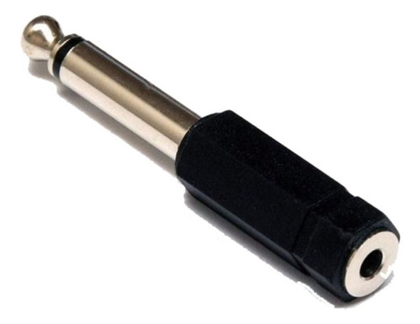Adaptador Plug 6,5 Macho Mono A Jack Spica 3,5 Hembra Mono 0