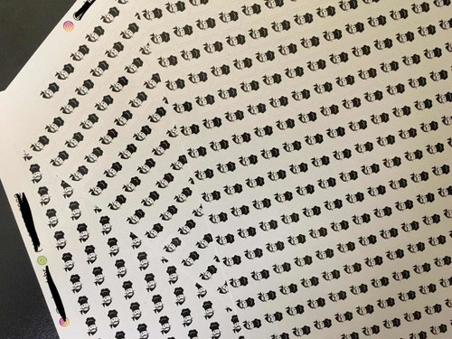 5000 Adesivos Com Logo Para Cartão Fidelidade 1x1cm 0