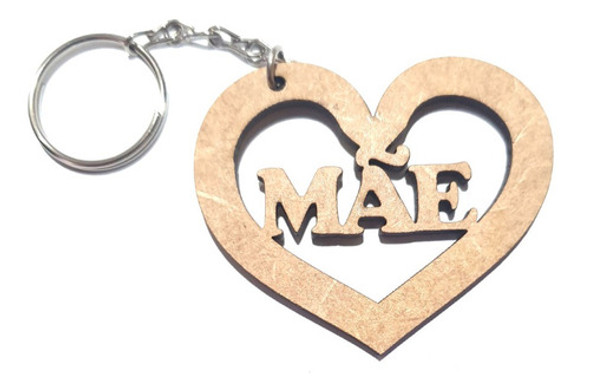 94 Chaveiro Lembrancinha Dia Das Mães Coração Vazado 0