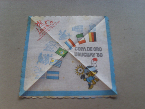 Uruguay 80 Copa De Oro Servilleta De Lion Dor 0